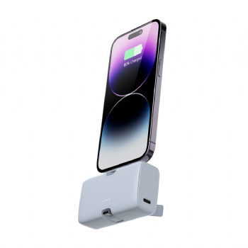 Mini Emergency Power Bank with Lighning and Type-C
