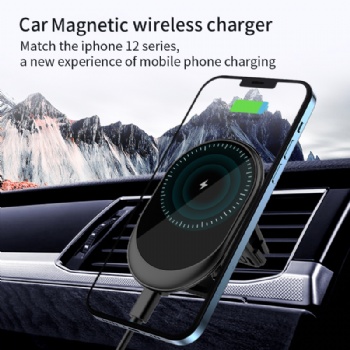 Air Vent Magentic Car Phone Holder with Wireless Charger